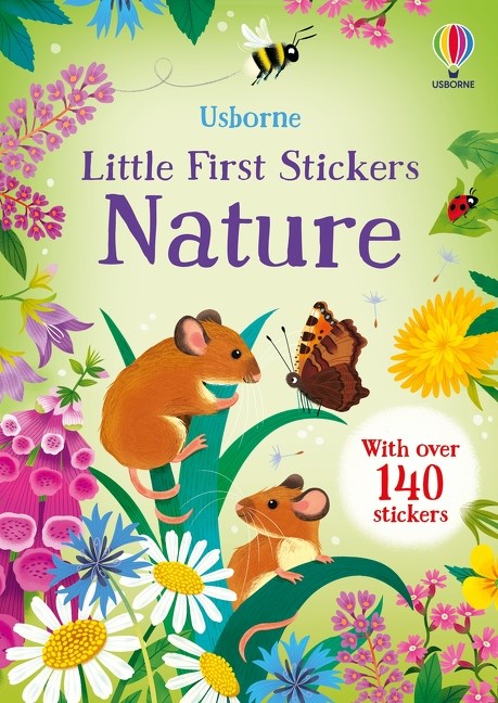 Little First Stickers Nature :Usborne