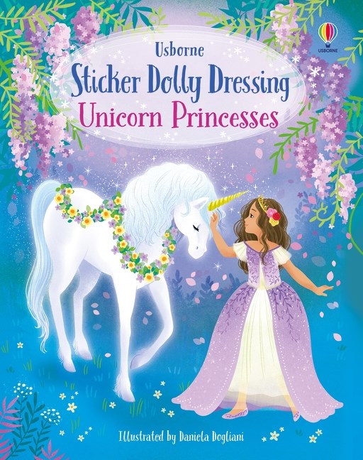 Sticker Dolly Dressing Unicorn Princesses :Usborne