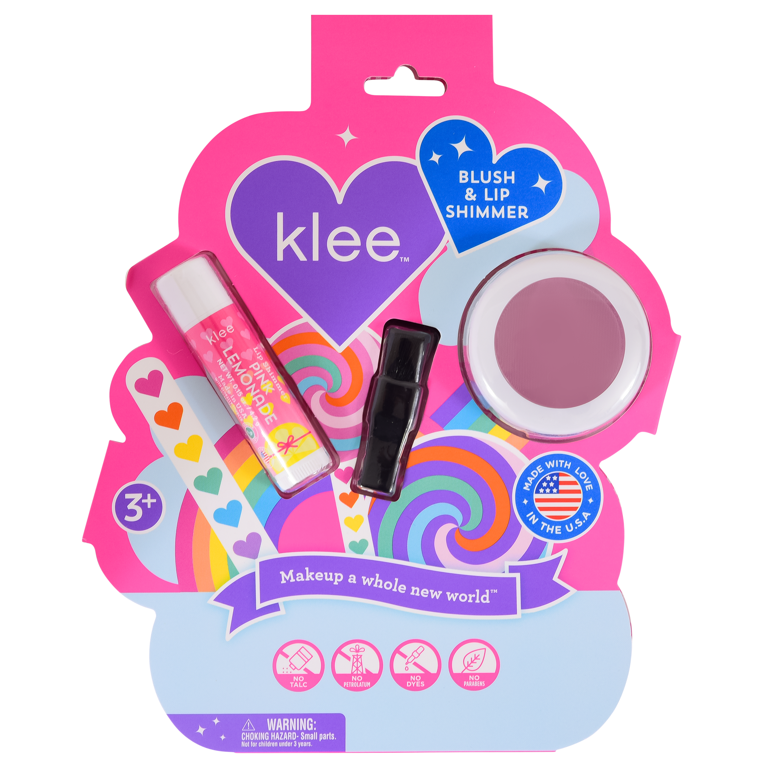 NEW!! Sunshine Whisper - Blush and Lip Shimmer Set: Rainbow Glitz