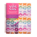 Artful Notes Notebook: Reverse Coloring Geoscape
