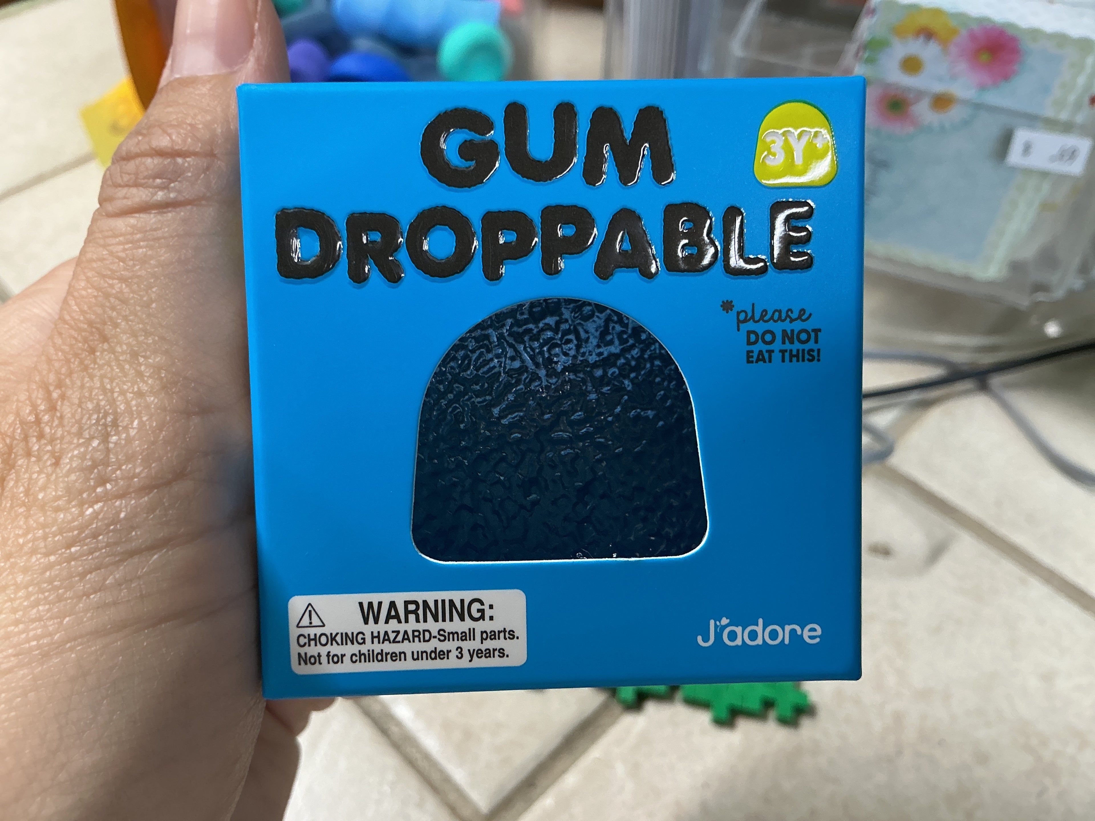 Gum Droppable Blue
