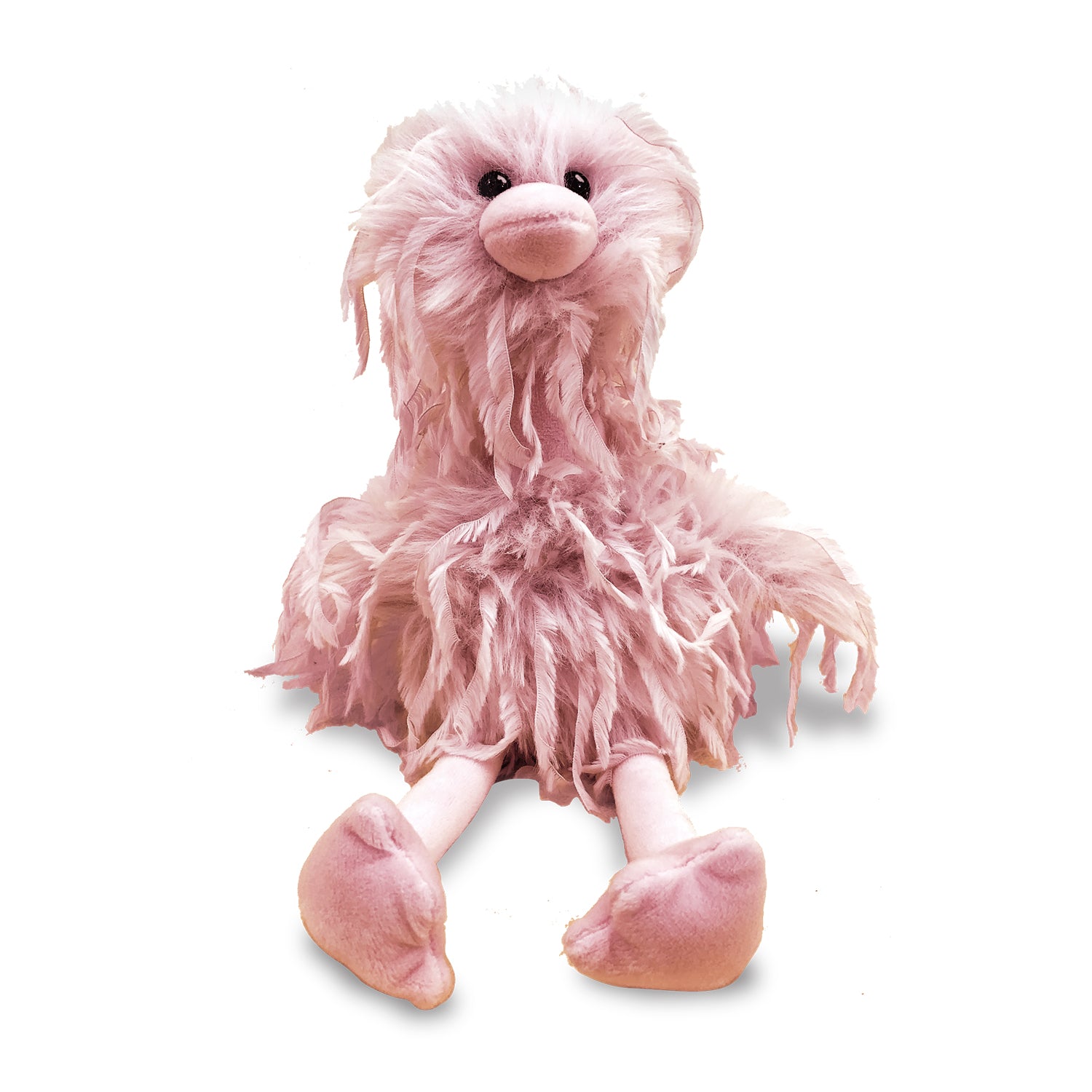 Feathers Pink Flamingo 10” H