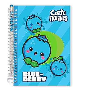 Cutie Fruities Sketch Pad w/Smencil   Blueberry