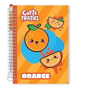 Cutie Fruities Sketch Pad w/Smencil   Orange