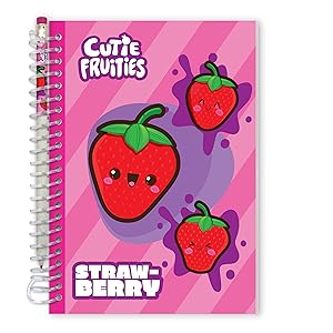 Cutie Fruities Sketch Pad w/Smencil   Strawberry