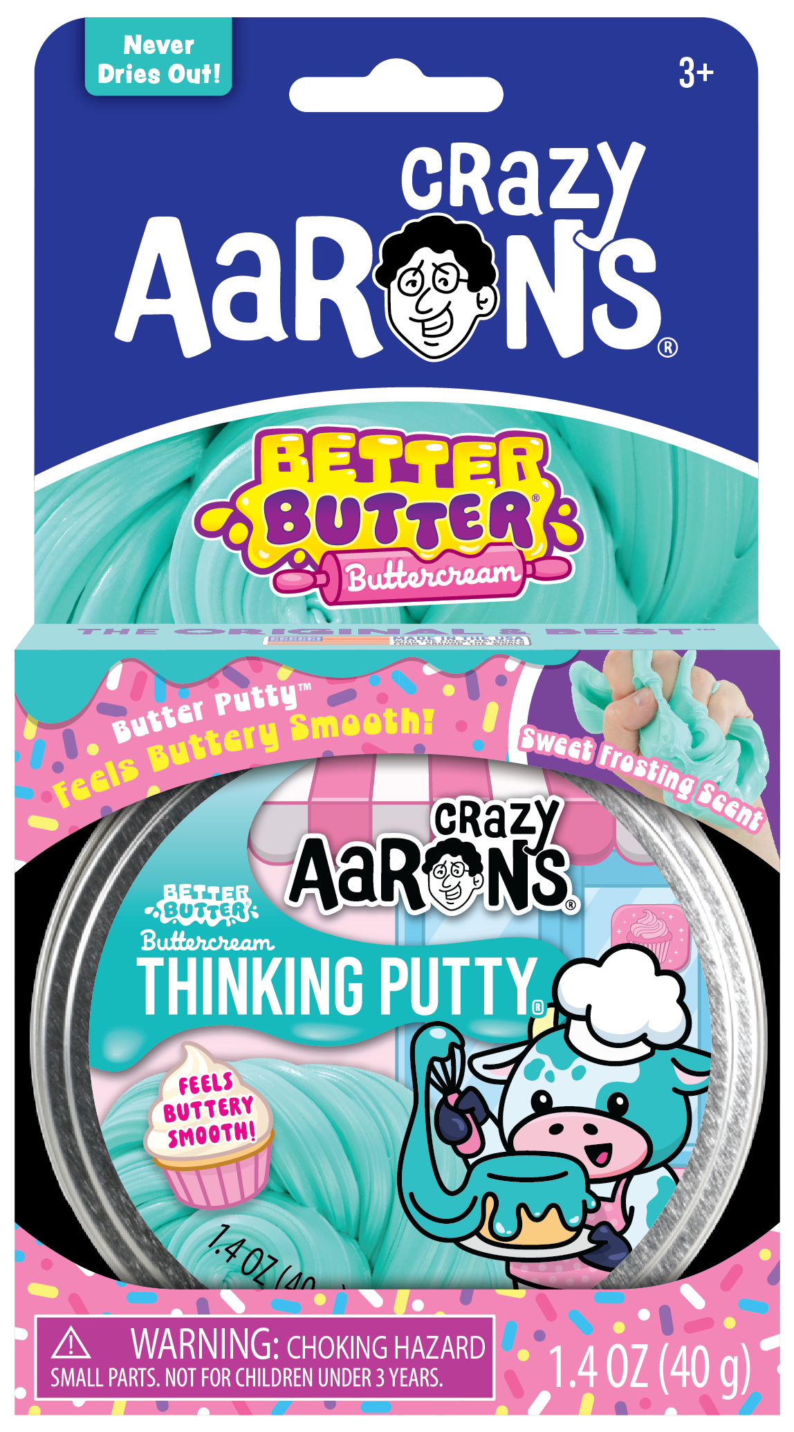 Crazy Aaron's Better Butter Buttercream 4"
