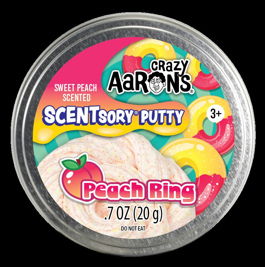 Crazy Aaron's Scentsory Peach Ring   2.75"