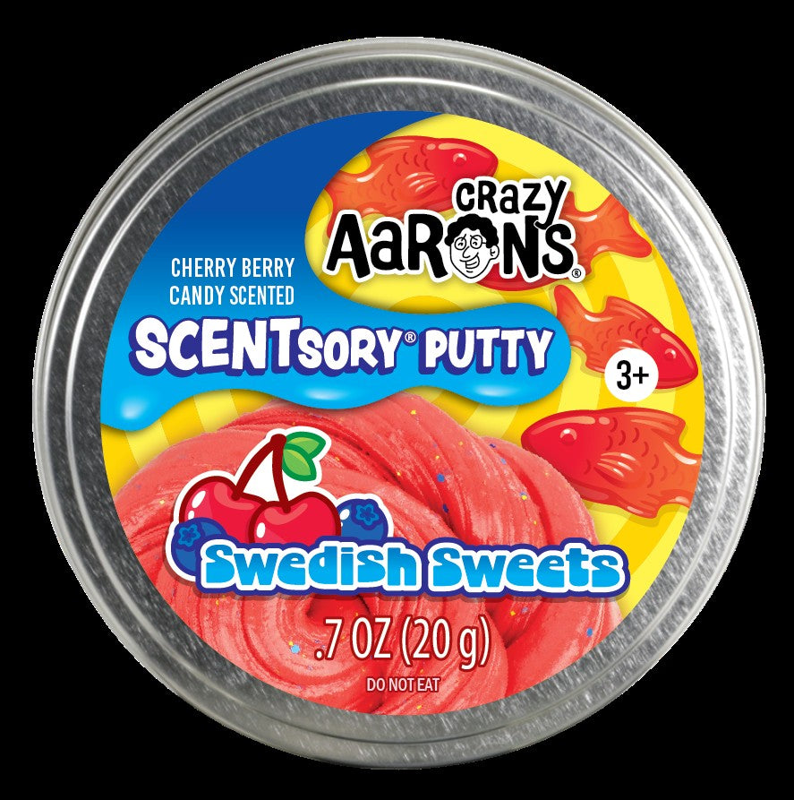 Crazy Aaron's Scentsory Swedish Sweets   2.75"