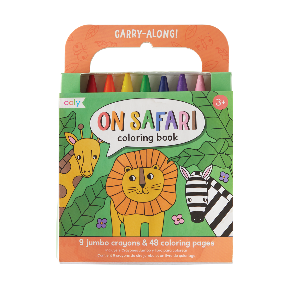 Carry Along Coloring Book Set   On Safari
