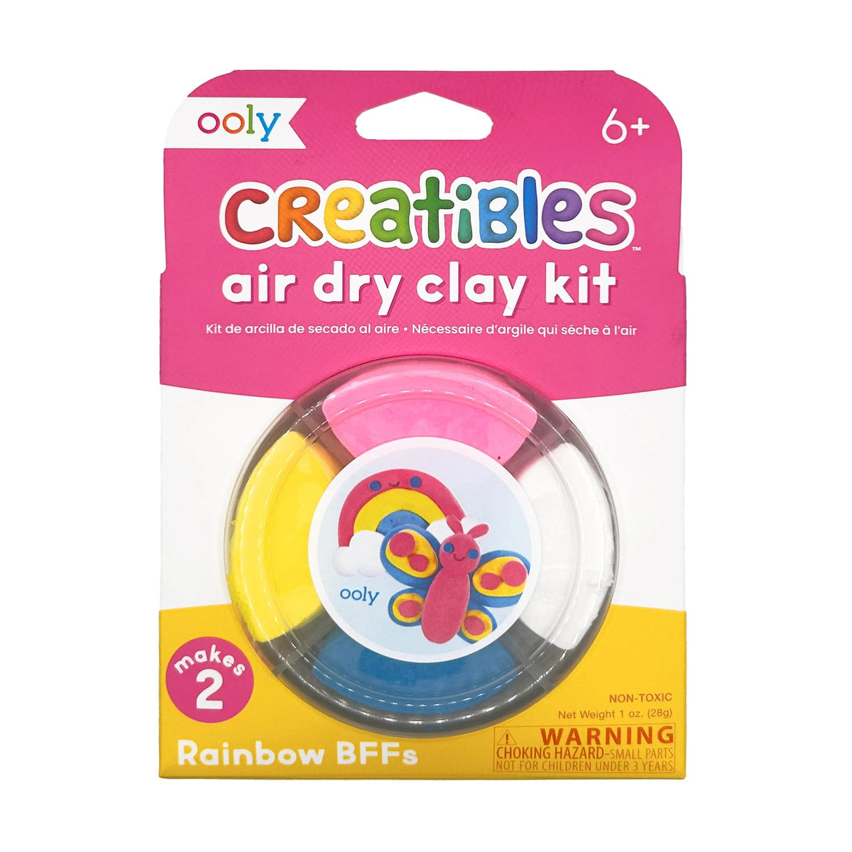 Creatibles Air Dry Clay BFFs Kit Rainbow Pals