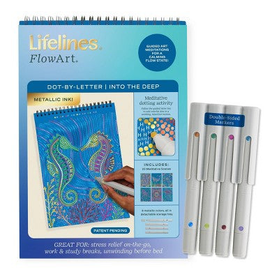 FlowArt®   Dot By Letter, Into the Deep   Metallic