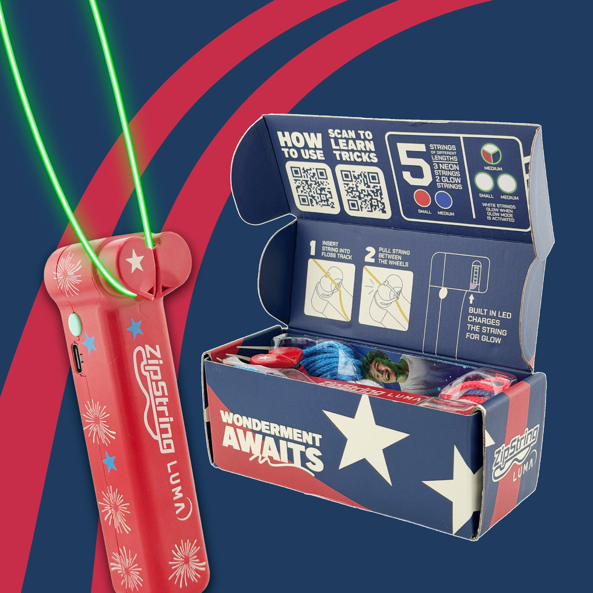 ZipString Luma Stars & Stripes