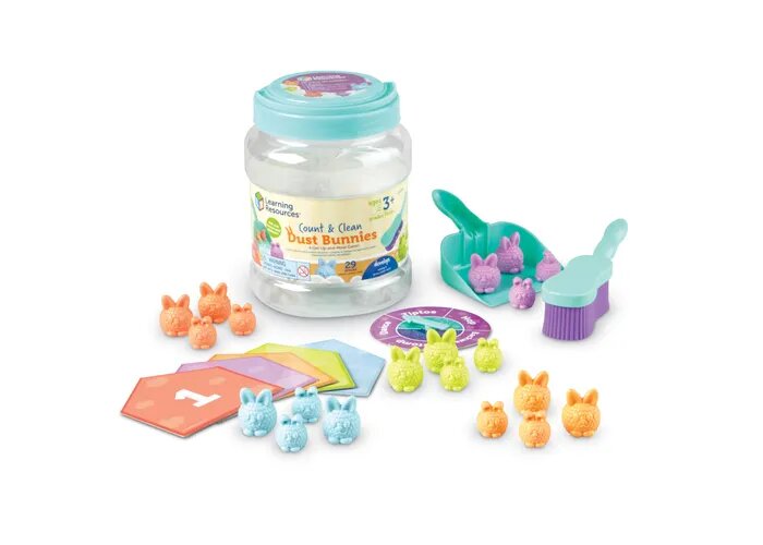 Count & Clean Dust Bunnies Gross Motor Game
