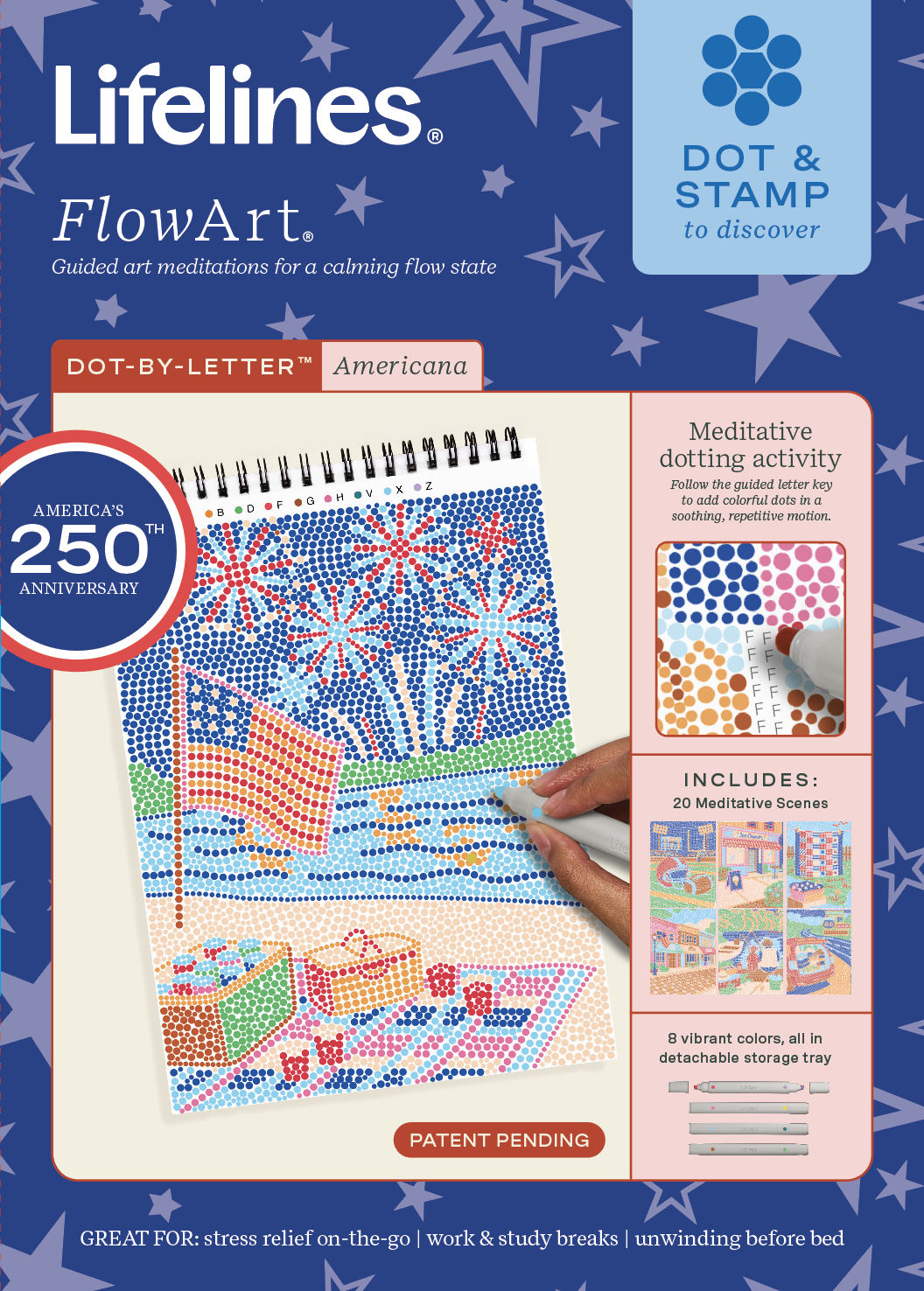 FlowArt  Dot By Letter   Americana