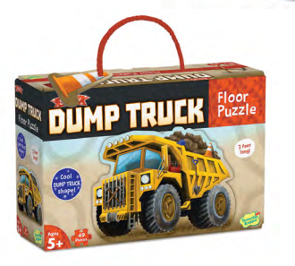 Floor Puzzle: Dump Truck