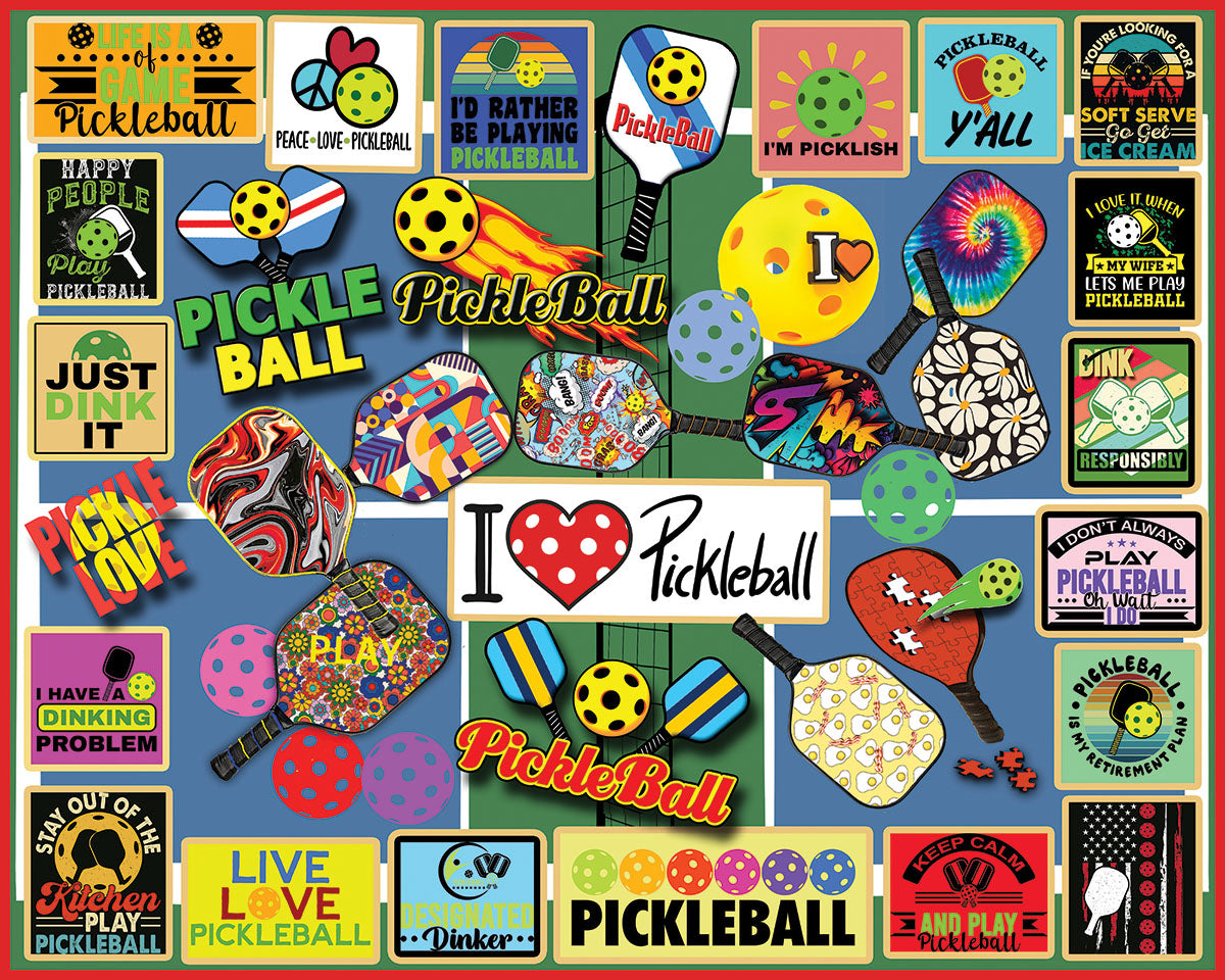 White Mountain Pickleball 1000 Pc