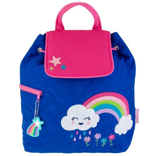 Stephen Joseph Quilted Backpack   Rainbow