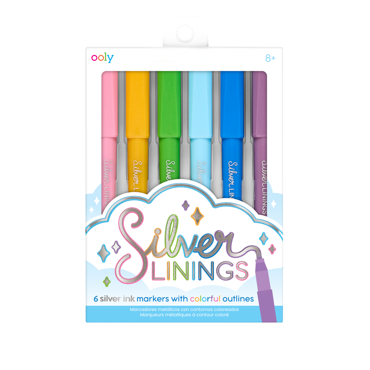 Silver Linings: Colorful Outline Markers