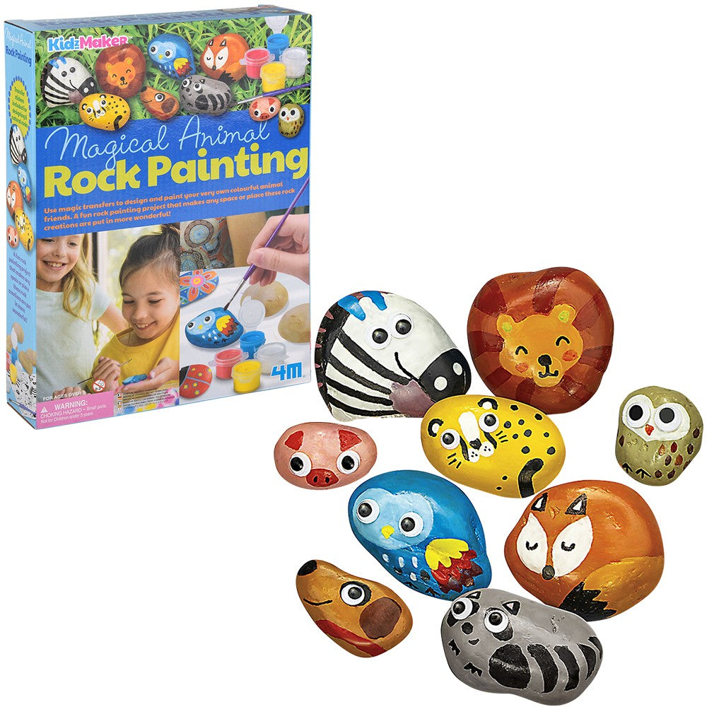 KidzMaker Magical Animal Rock Painting