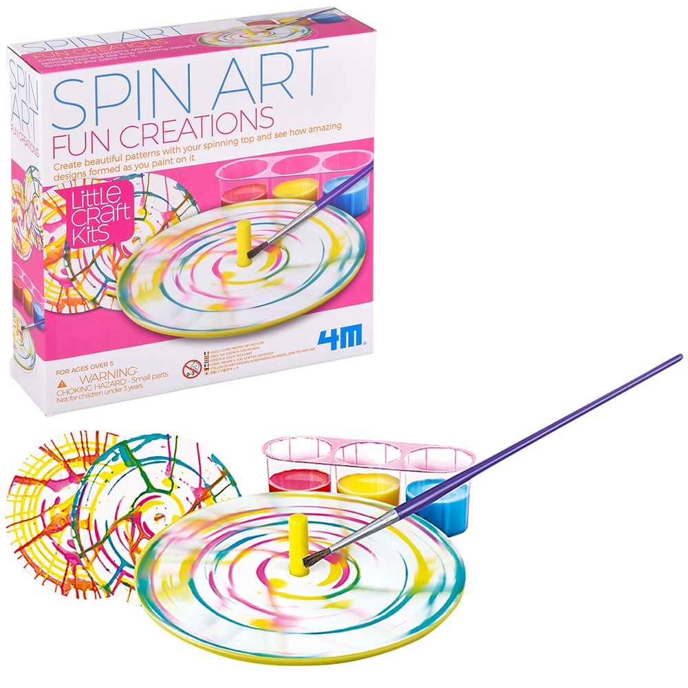 Littl Craft Spin Art Fun Creations