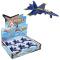 Diecast Pull Back Blue Angel