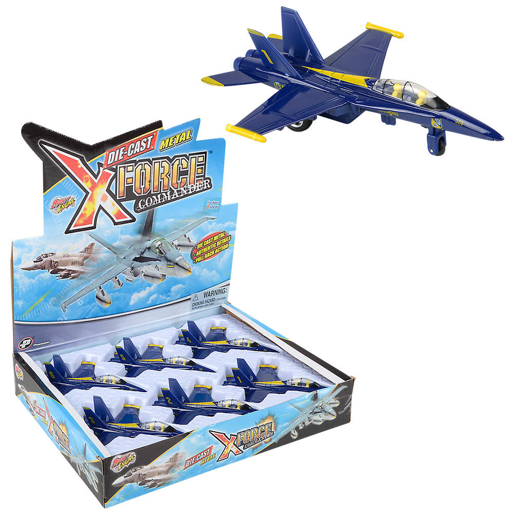 Diecast Pull Back Blue Angel