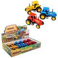 Die Cast Pull Back Farm Tractor