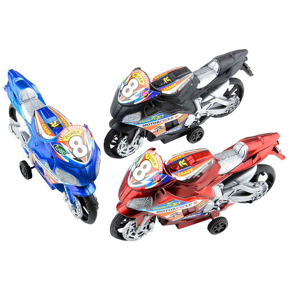 Die Cast Pull Back Motorcycle