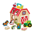 Wooden Shape Sorting Barn