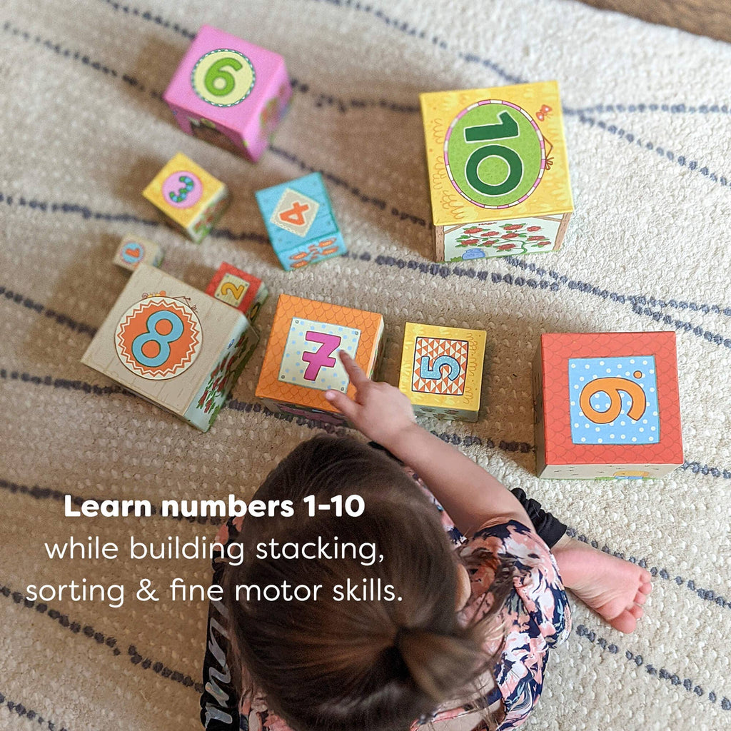 On the Farm Cardboard Stacking & Nesting Cubes