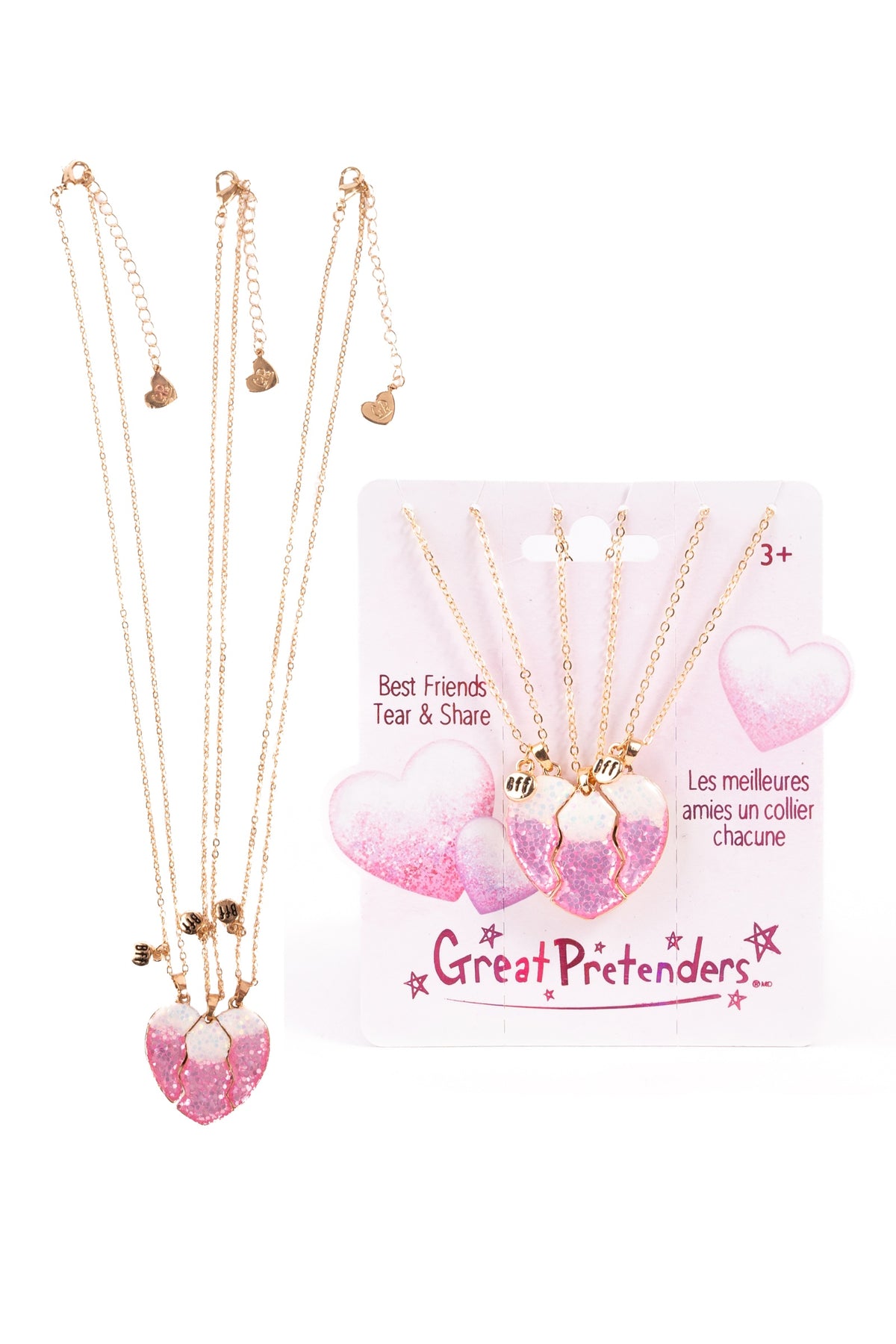 Besties Era Tear and Share Necklaces, 3pc