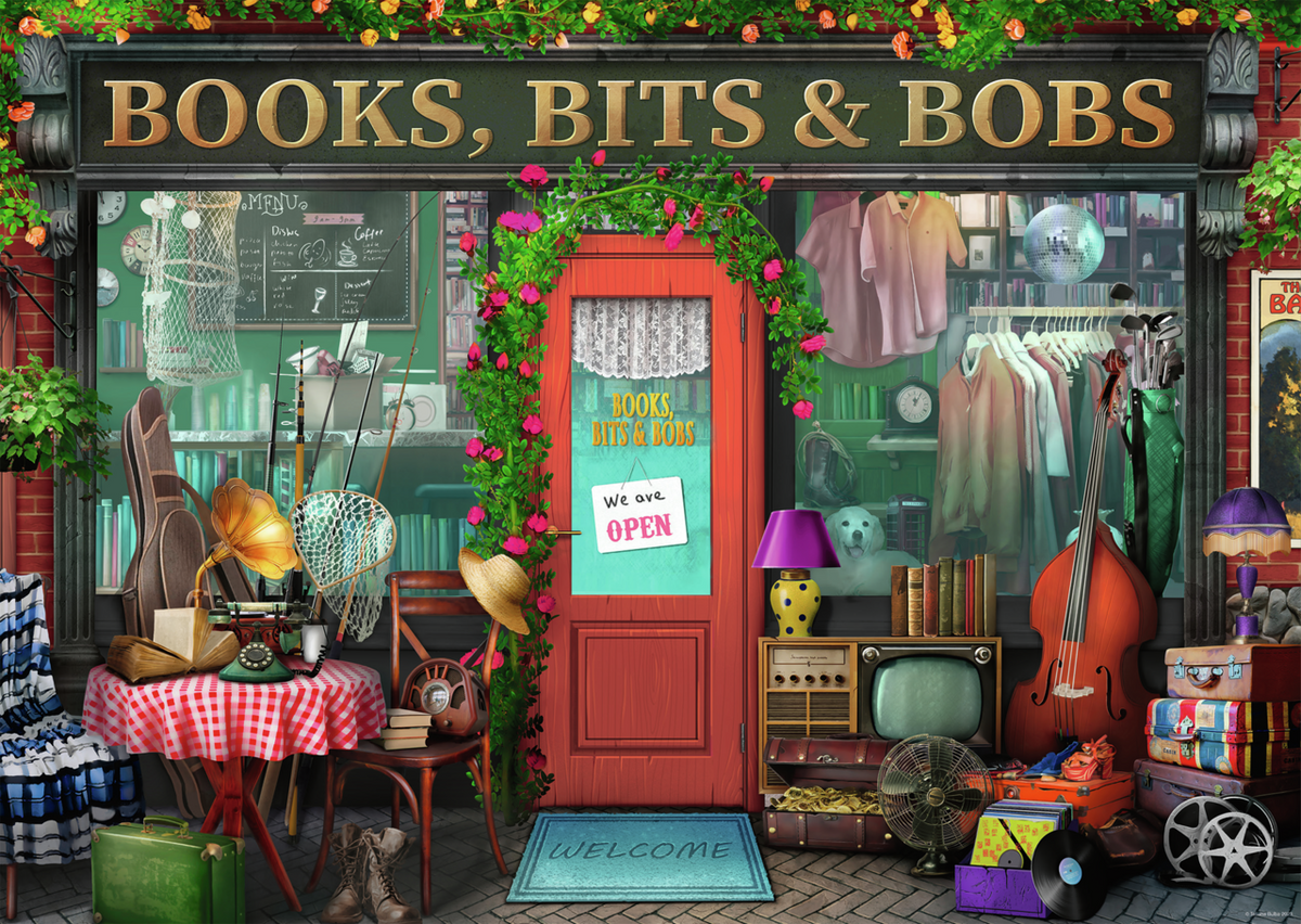 Books, Bits & Bobs 1000 pc Puzzle