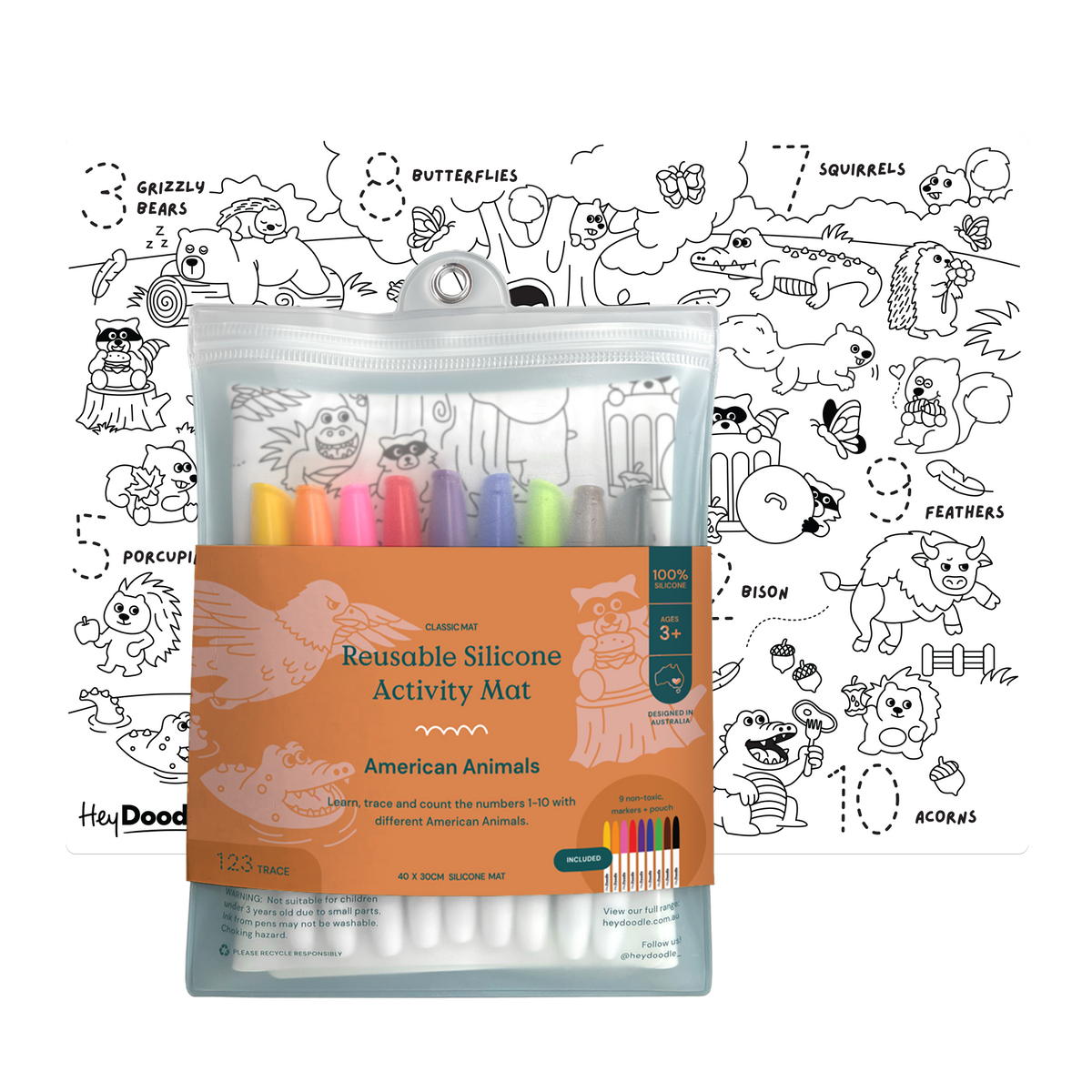 HeyDoodle Classic American Animals