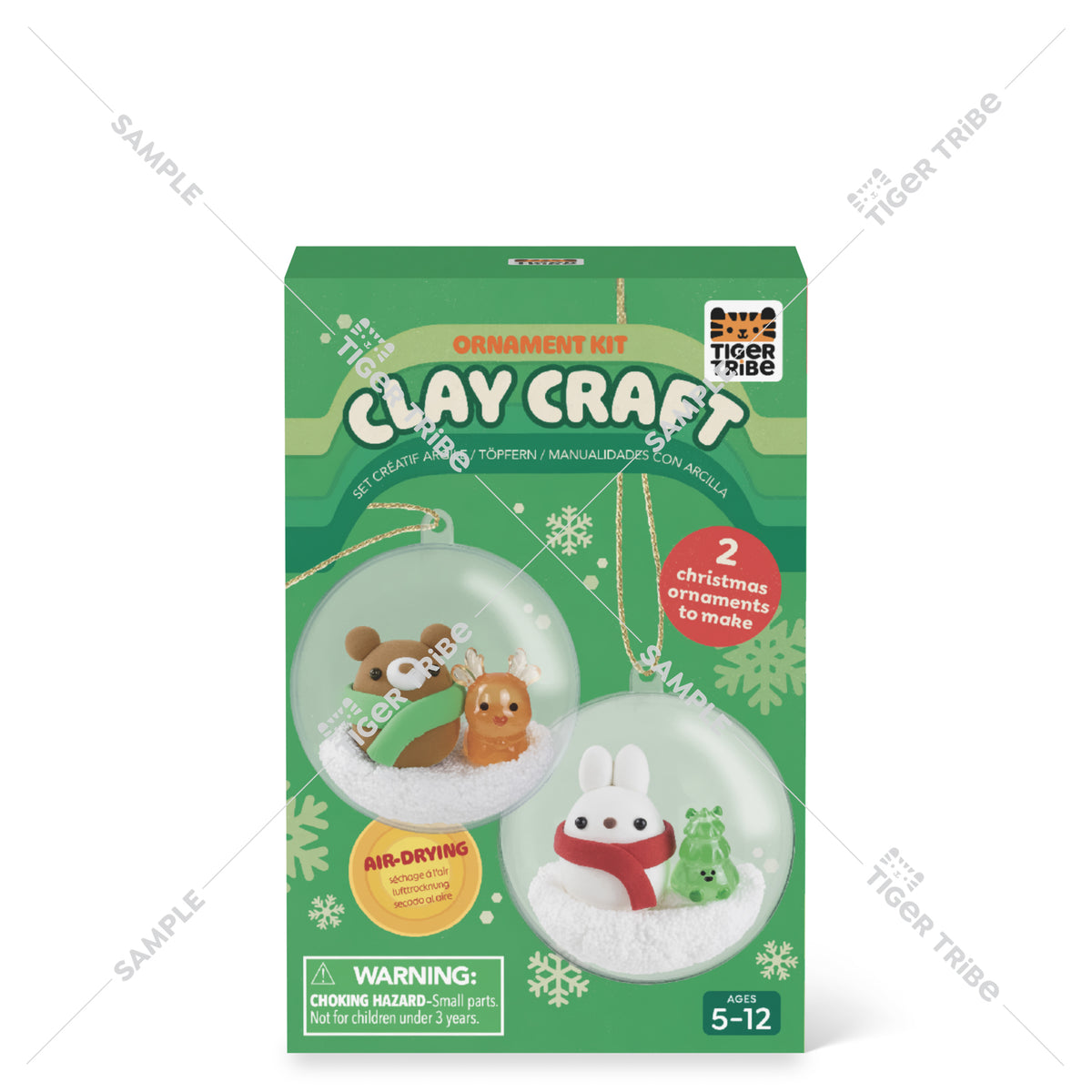 Clay Craft   Ornament Kit   Bear & Bunny