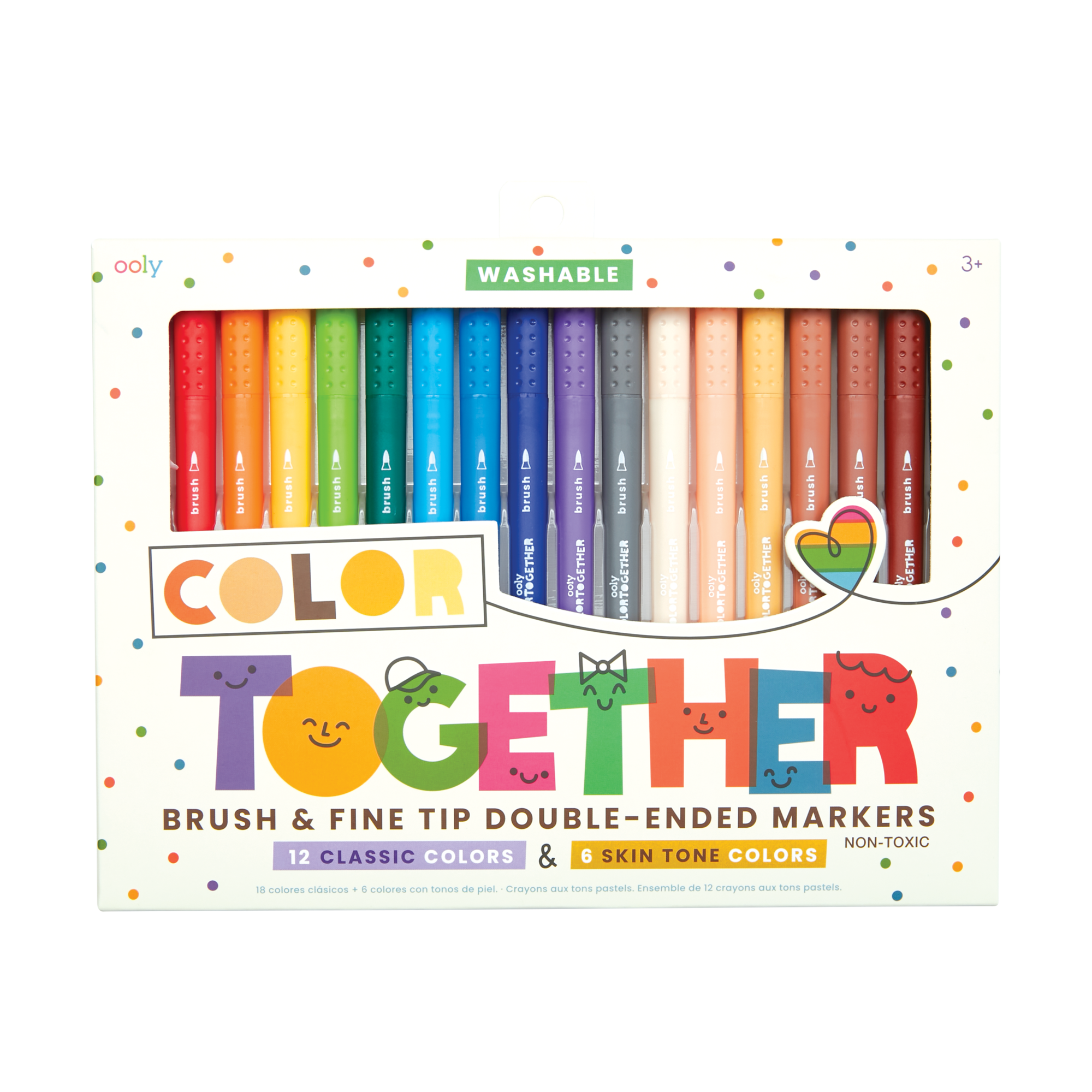 Color Together: Brush & Fine Tip Double Ended Markers