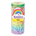 Rainbow Bead Jewelry Jar