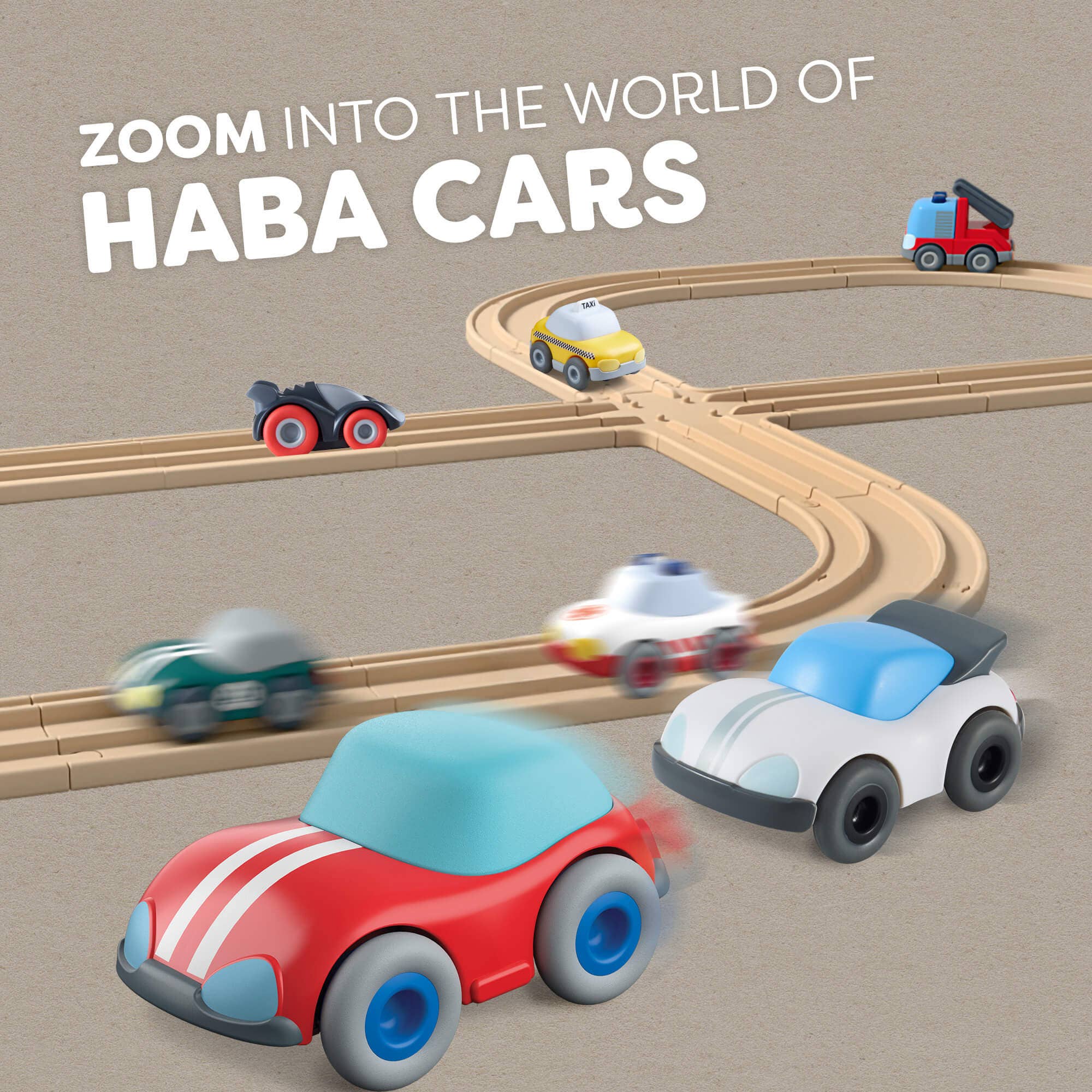 HABA Cars Red Speedster with Momentum Motor
