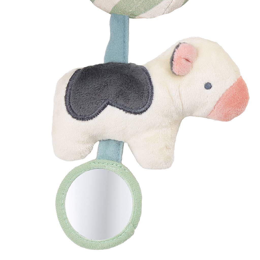 Itzy Bitzy Spiral Car Seat Activity Toy: High Contrast