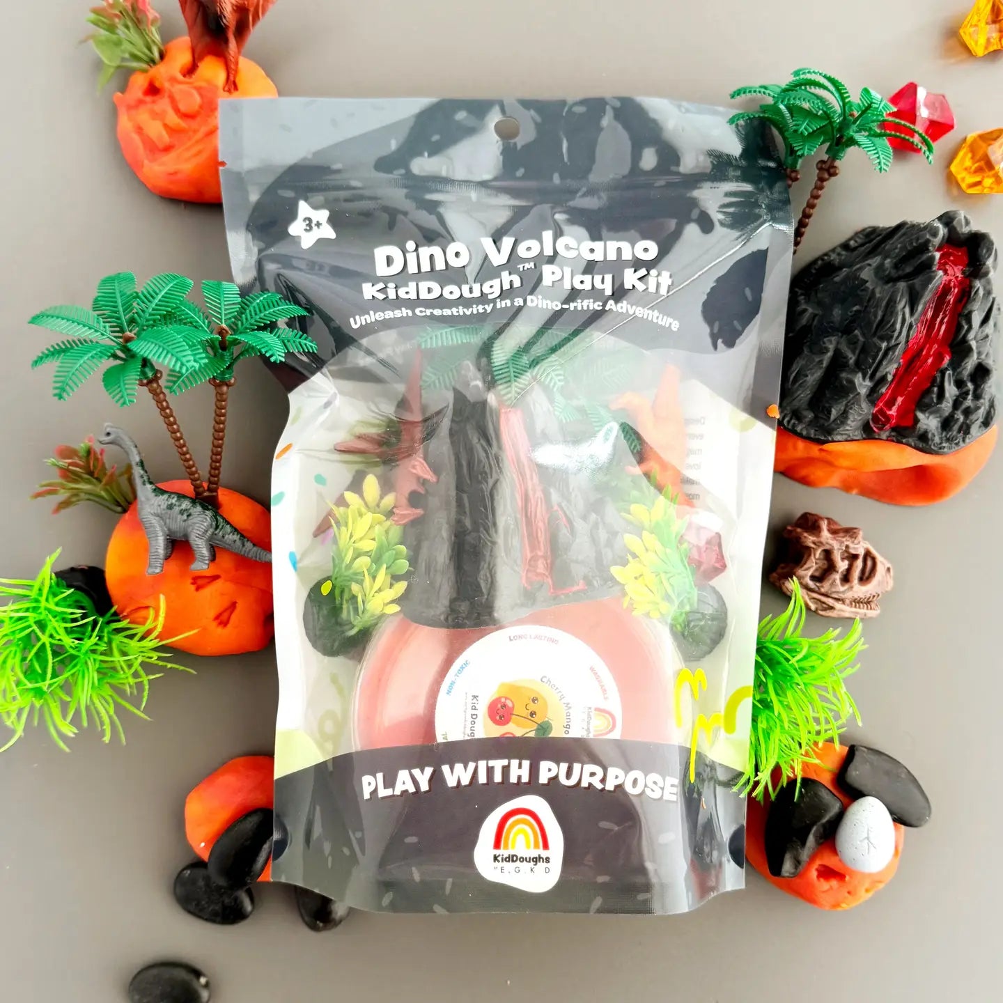 KidDough - Dino Volcano