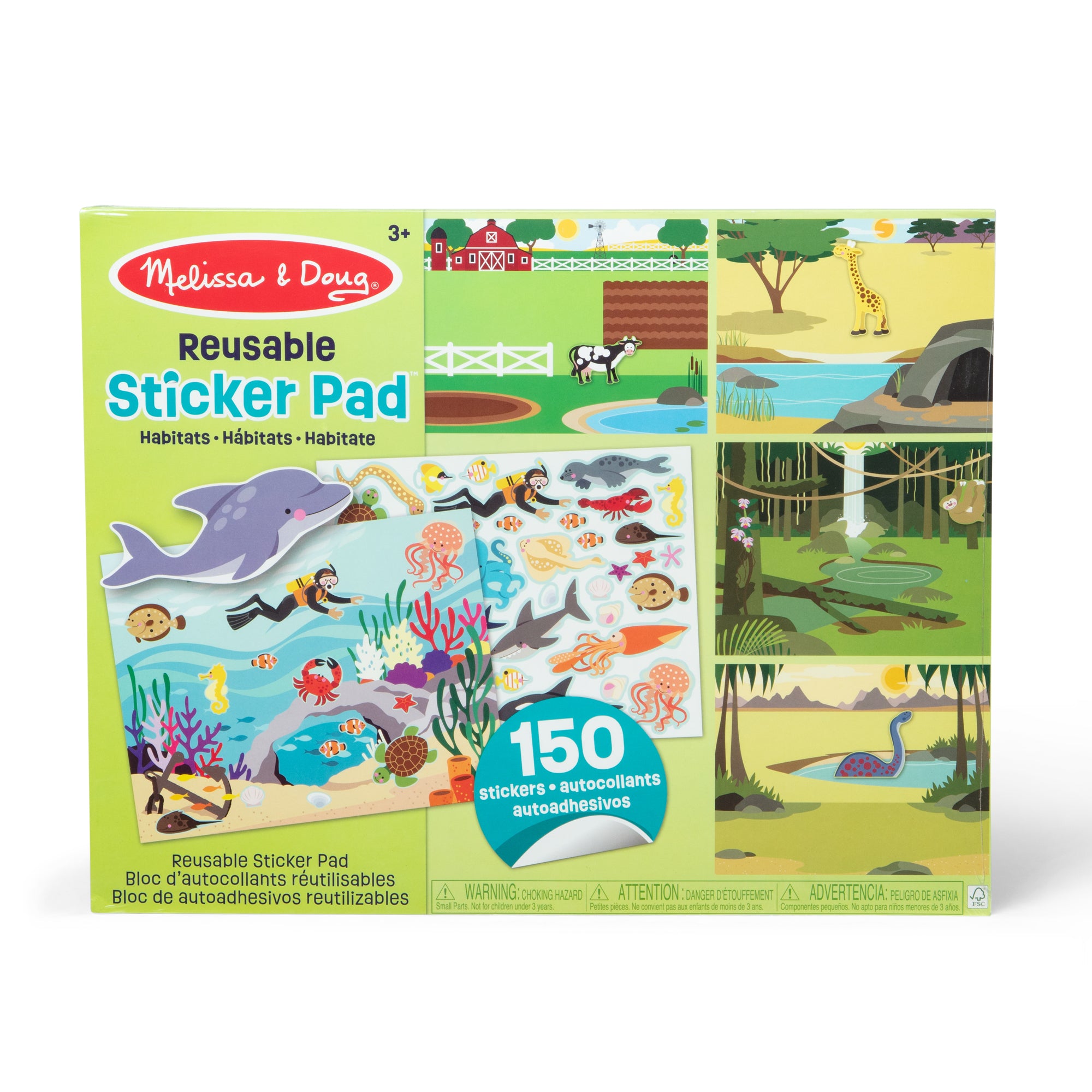 Reusable Sticker Pad - Habitats