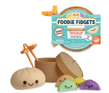 Foodie Fidgets - Squishy Bao Bun and Dumplings