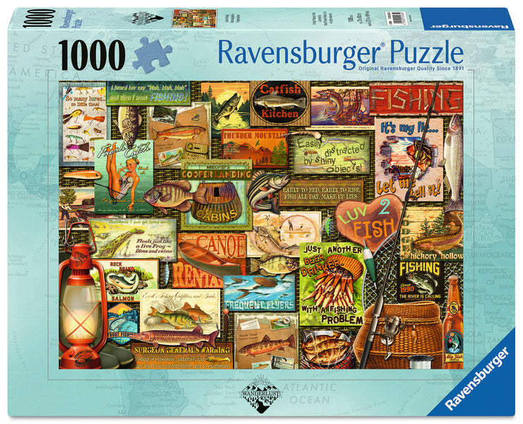Gone Fishing  1000 pc Puzzle