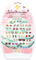 Holiday Sticker Earrings, 30 pairs