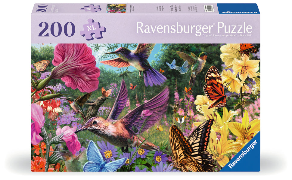 Hummingbirds & Butterflies 200 Pc Puzzle