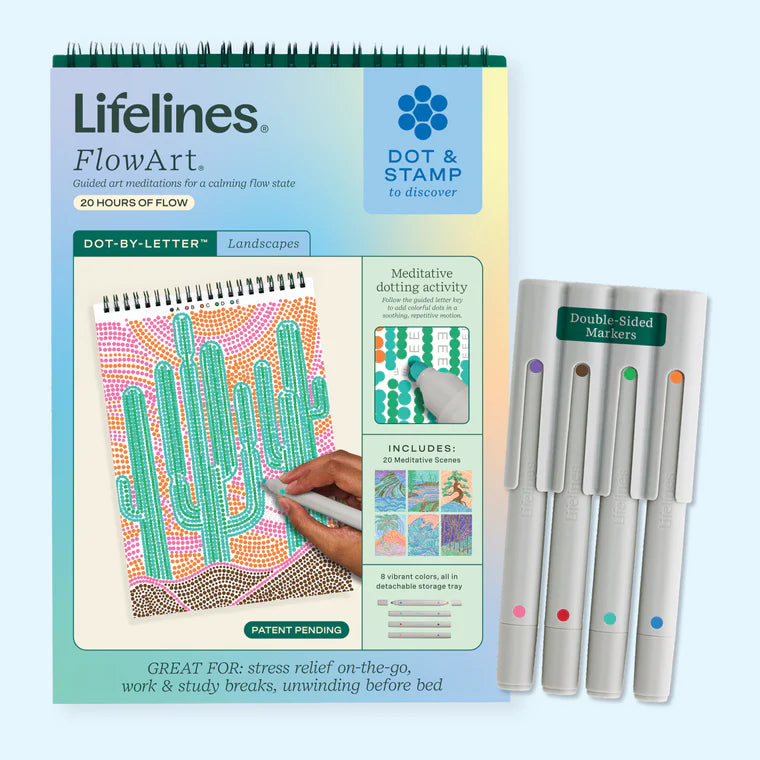 FlowArt® Dot By Letter, Landscapes