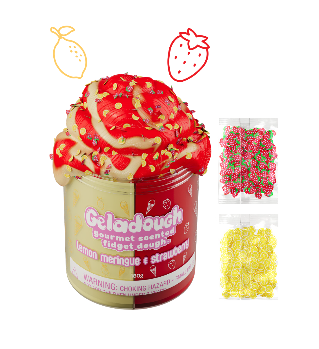 Geladough Lemon Strawberry