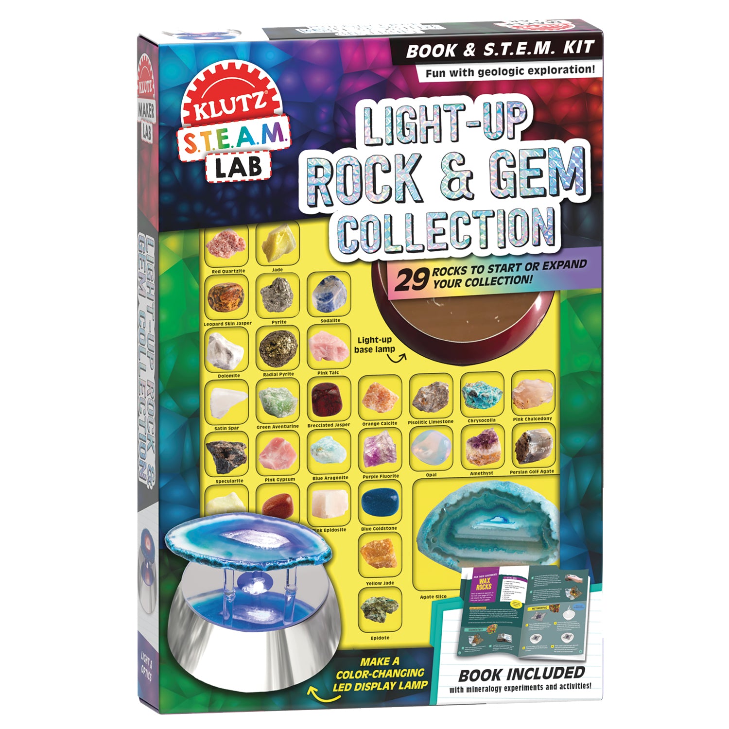 Klutz STEAM LAB LIGHT-UP ROCKS & GEMS