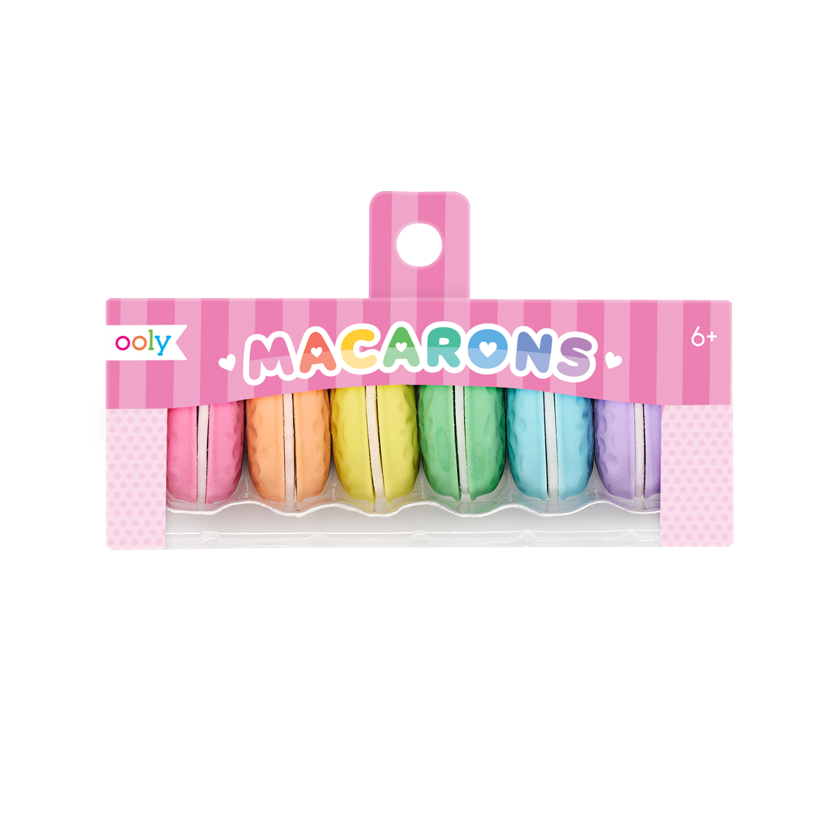 Macarons: Vanilla Scented Puzzle Erasers