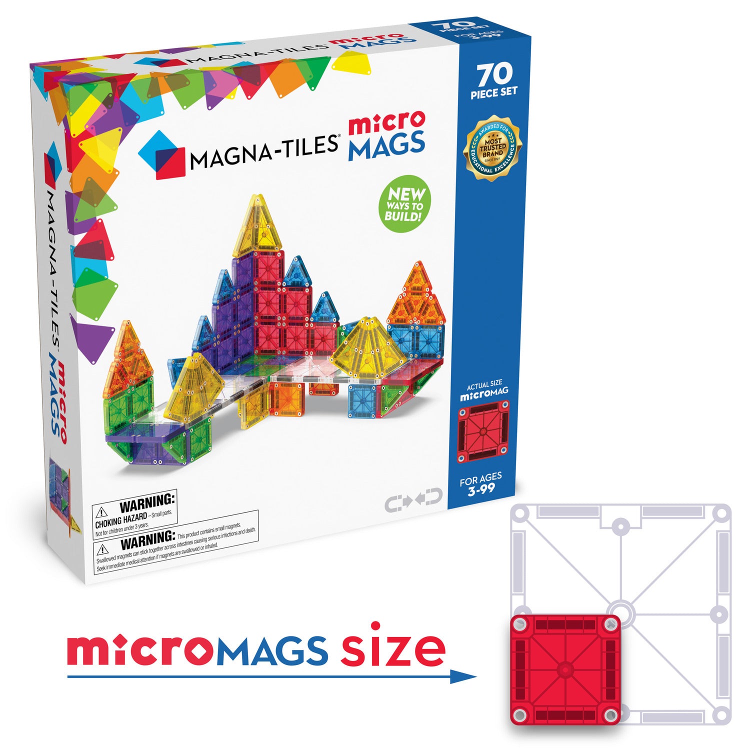 microMAGS 70 Piece Deluxe Set