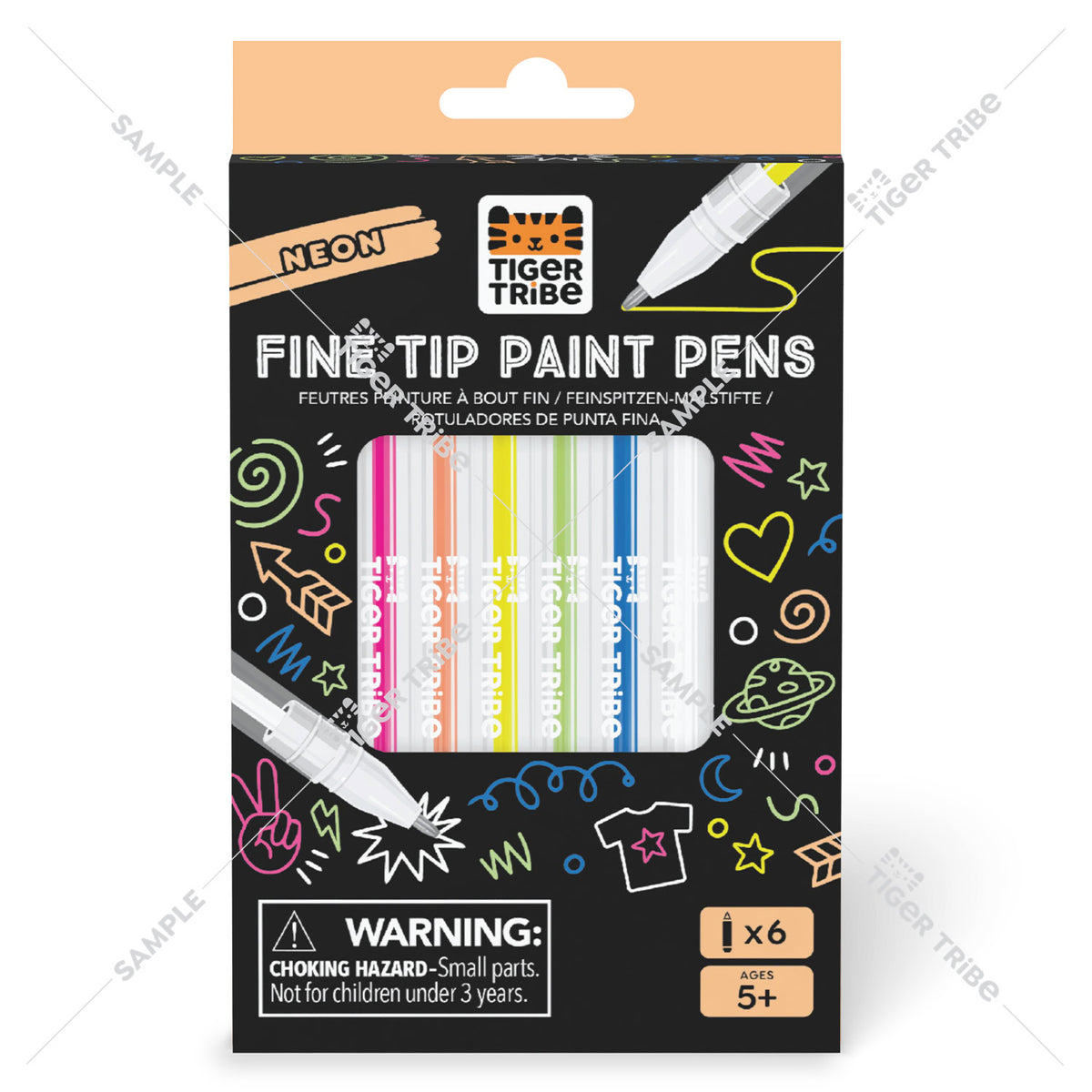 Neon Fine Tip Paint Pens